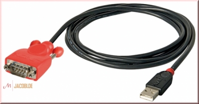 Premium USB to RS232 adapter, 9pin, USB A - DB9